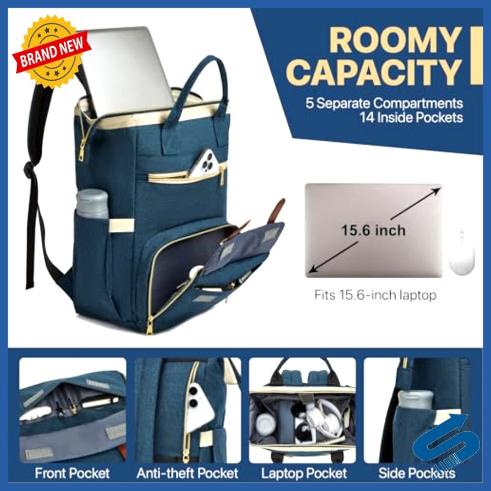 Multifunctional Laptop Backpack With Insulated Lu… - image 3